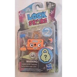 Hasbro Lock Stars Series 1 Sealed Robot Lock Figure w/ Keys & Charms New